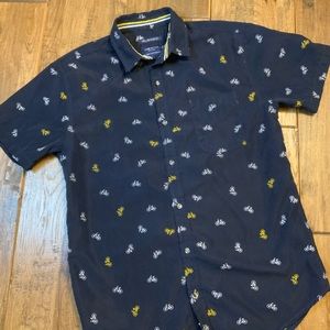 Sueded bicycle button down. Size L